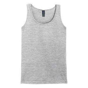 Gildan Womens/Ladies Softstyle Ringspun Cotton Tank Top / Sport Grey